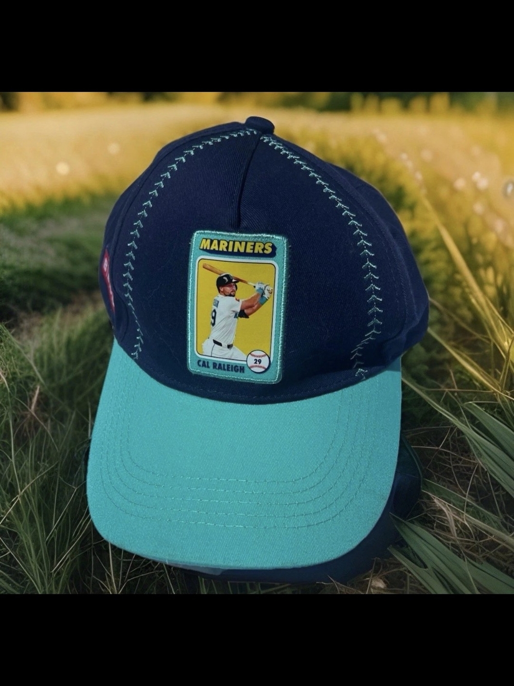 Seattle Mariners Kids Club Cal Raleigh Snapback Hat Youth Baseball Cap SGA - Picture 2 of 5